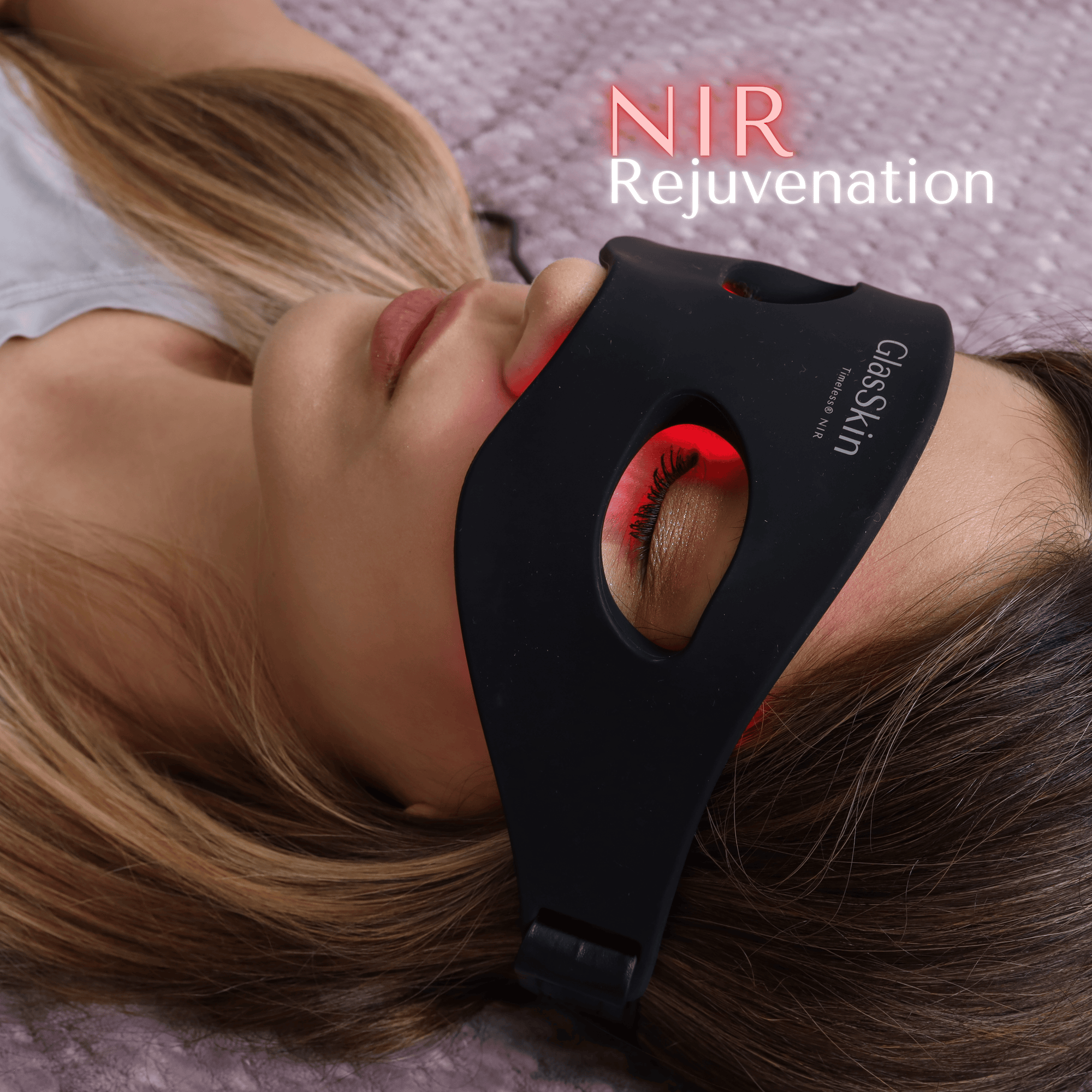 LAÉSSE glass skin Nightmask GlasSkin™ Timeless® NIR – Deep NIR Light Therapy for