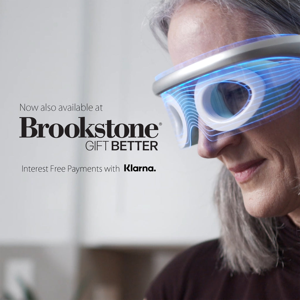 Now available at Brookstone